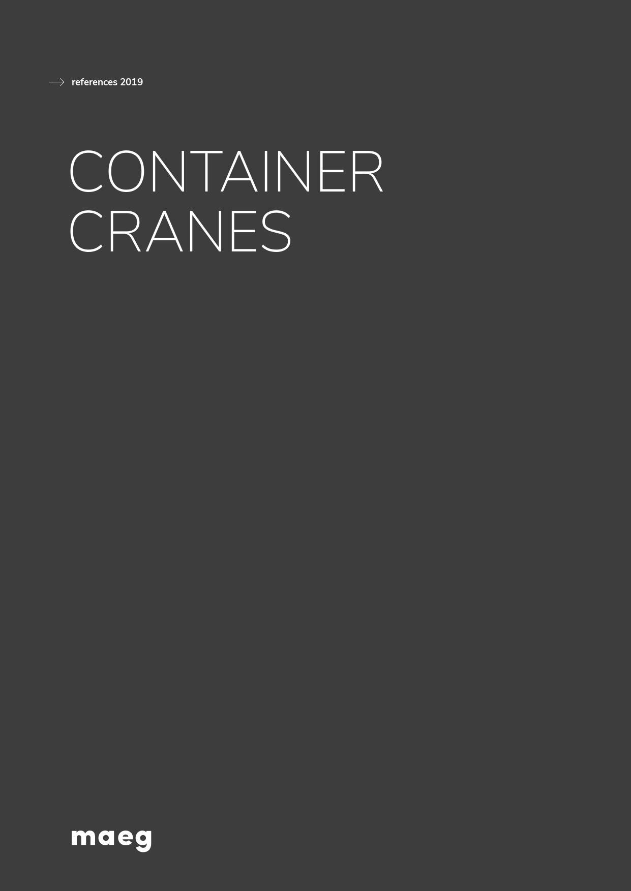Containers cranes